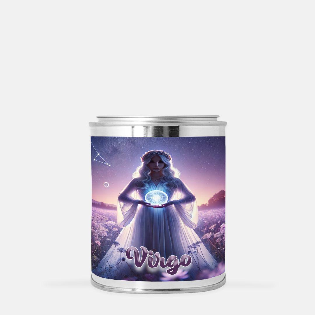 Zodiac - Virgo - Candle Paint Can (Hand Poured 16 oz.)