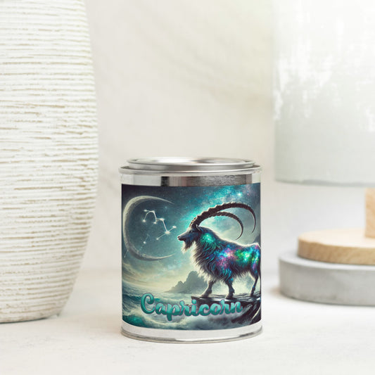 Zodiac - Capricorn - Candle Paint Can (Hand Poured 16 oz.)