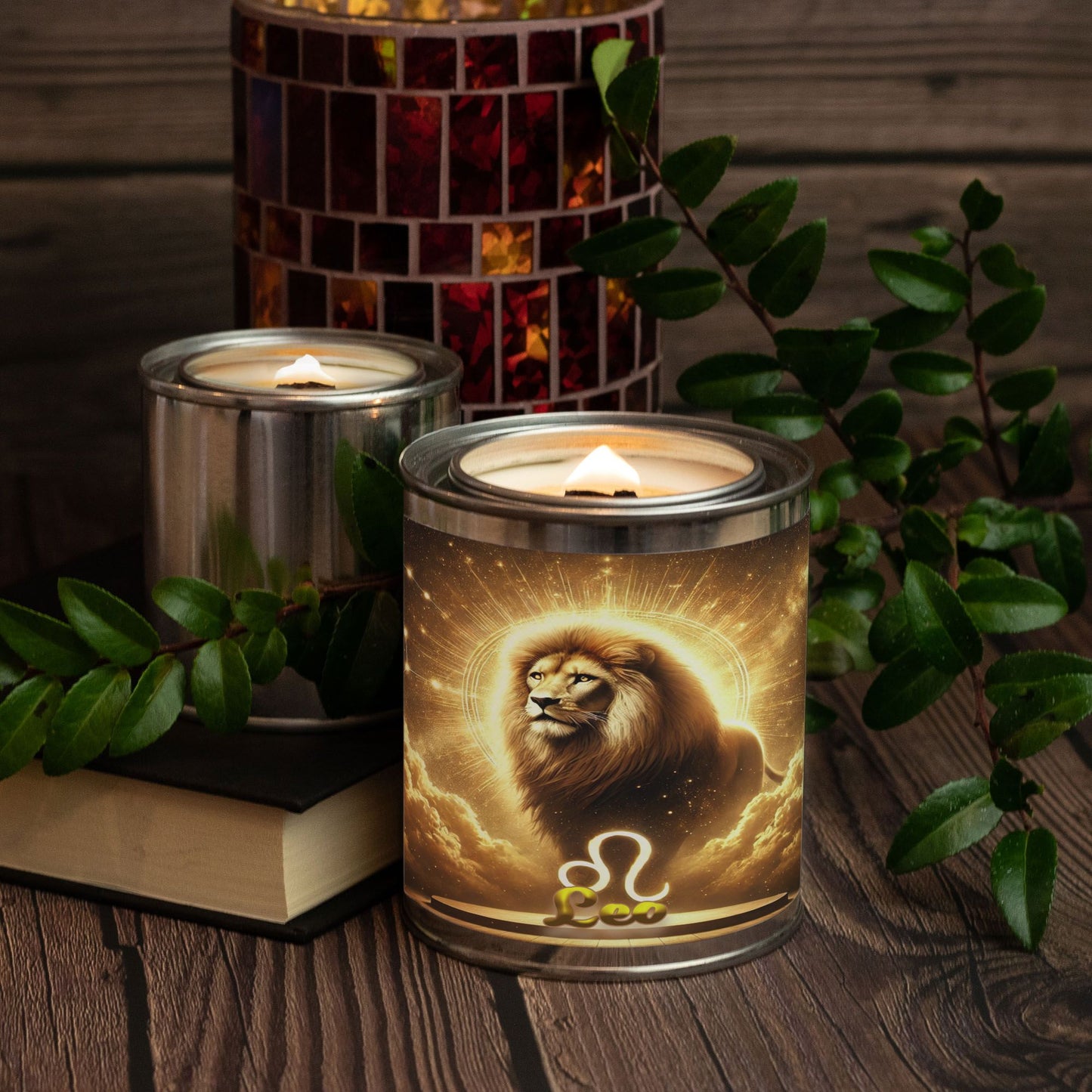 Zodiac - Leo - Candle Paint Can (Hand Poured 16 oz.)
