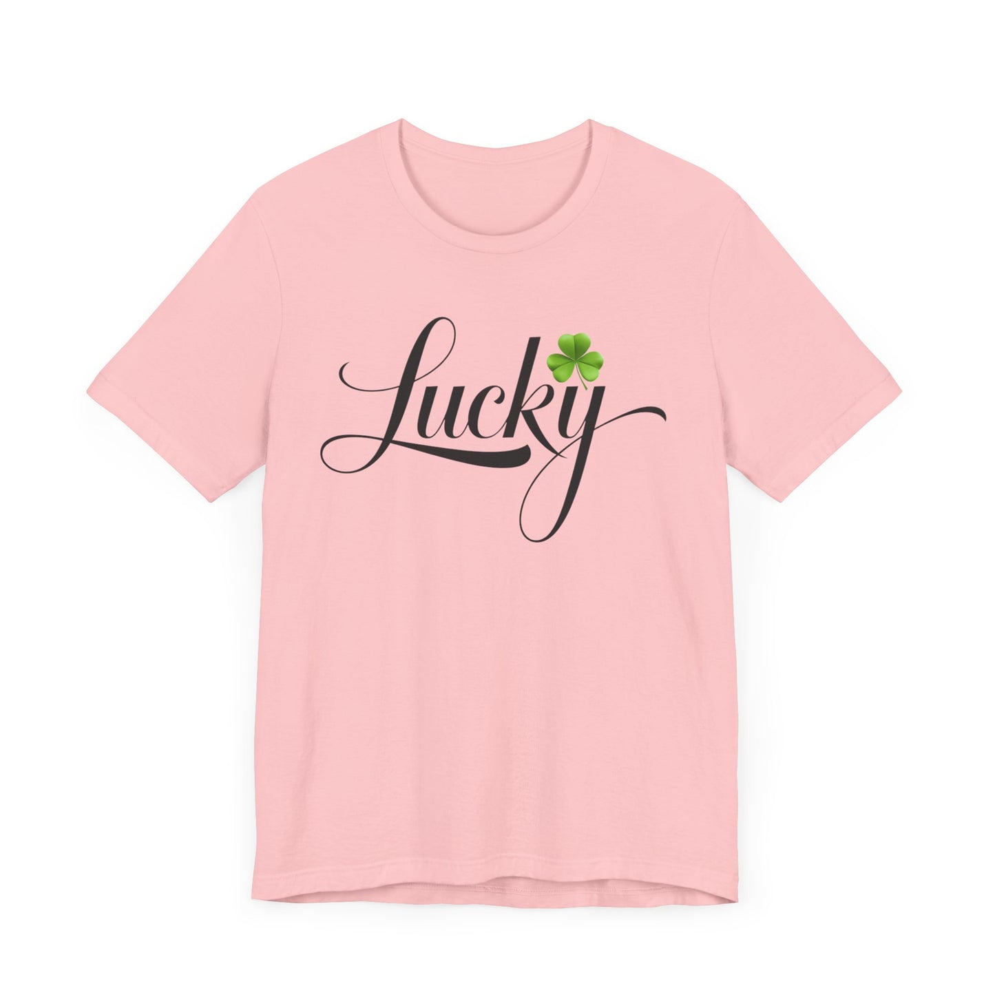 Lucky Clover Tee, St. Patrick's Day Shirt, Unisex T-Shirt, Shamrock Leaf Top, Irish Luck Apparel
