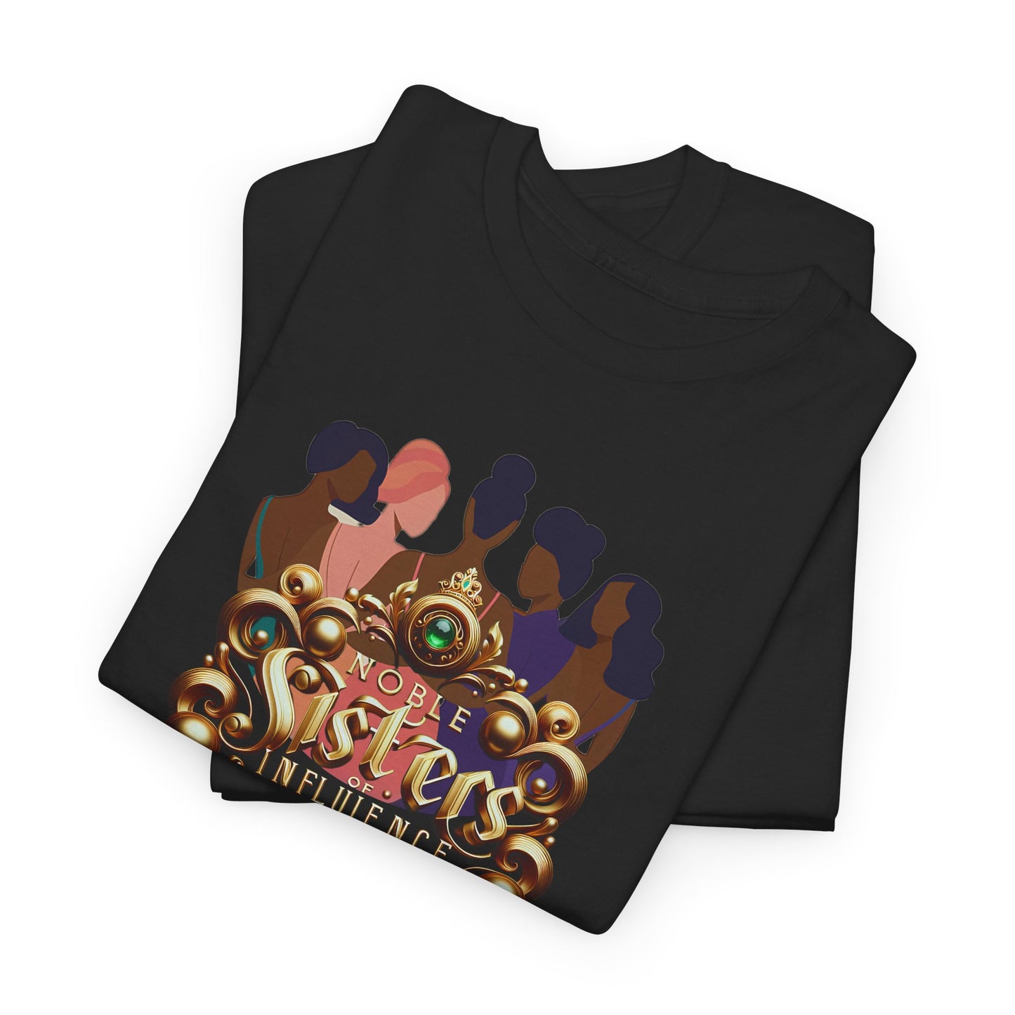 Sisterhood Unisex Heavy Cotton Tee, Feminist T-Shirt, Empowering Apparel, Gifts for Friends, Celebrating Women