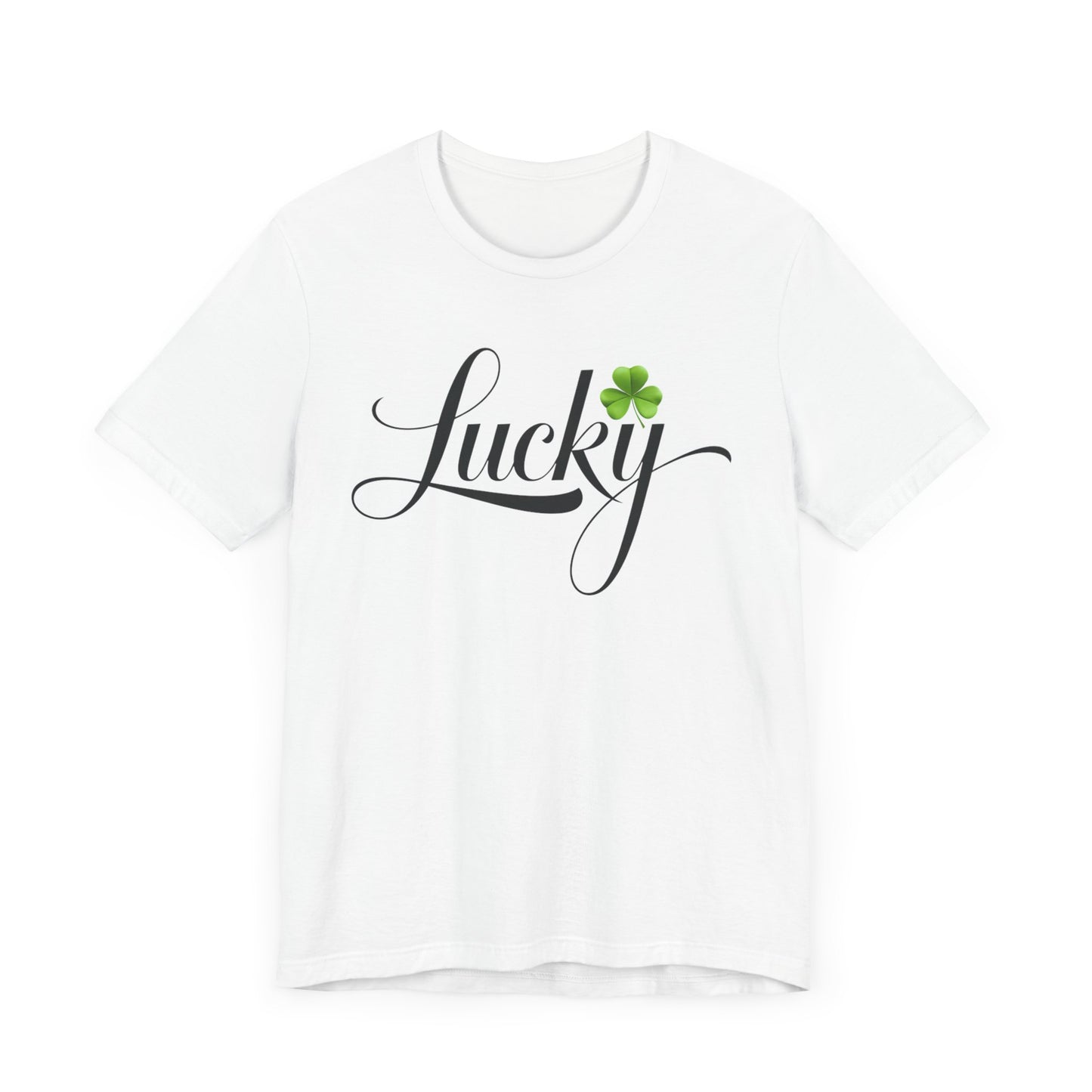 Lucky Clover Tee, St. Patrick's Day Shirt, Unisex T-Shirt, Shamrock Leaf Top, Irish Luck Apparel
