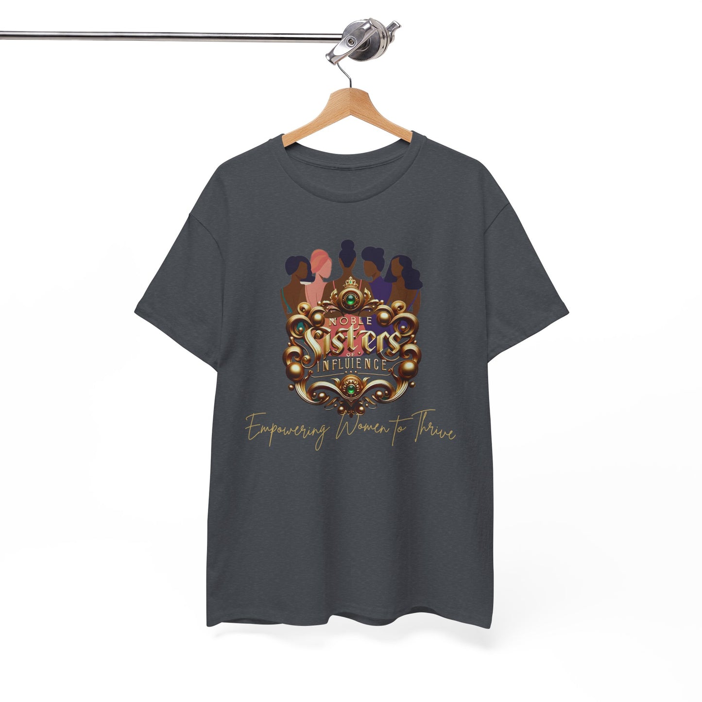 Sisterhood Unisex Heavy Cotton Tee, Feminist T-Shirt, Empowering Apparel, Gifts for Friends, Celebrating Women