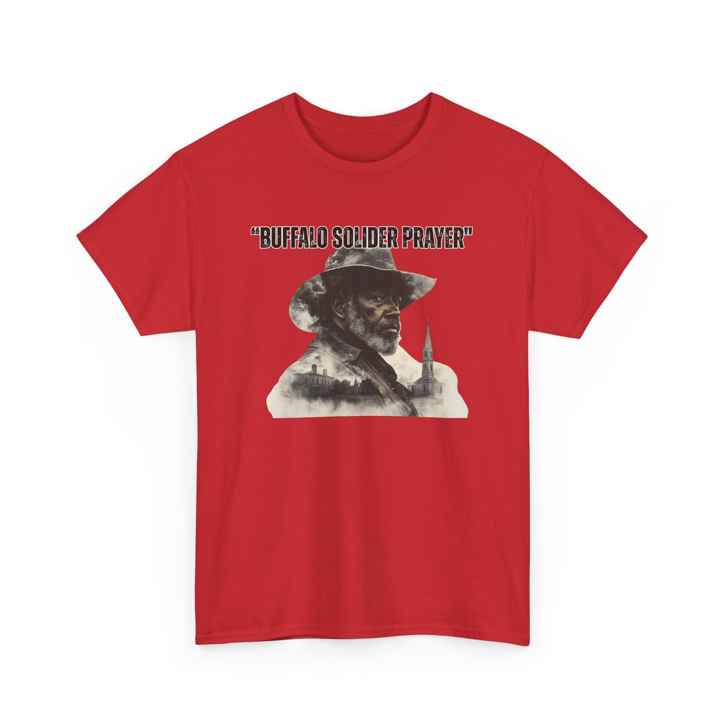 Buffalo Soldier Prayer Unisex Tee, Vintage Graphic Heritage Apparel for Veterans, Gift Shirt