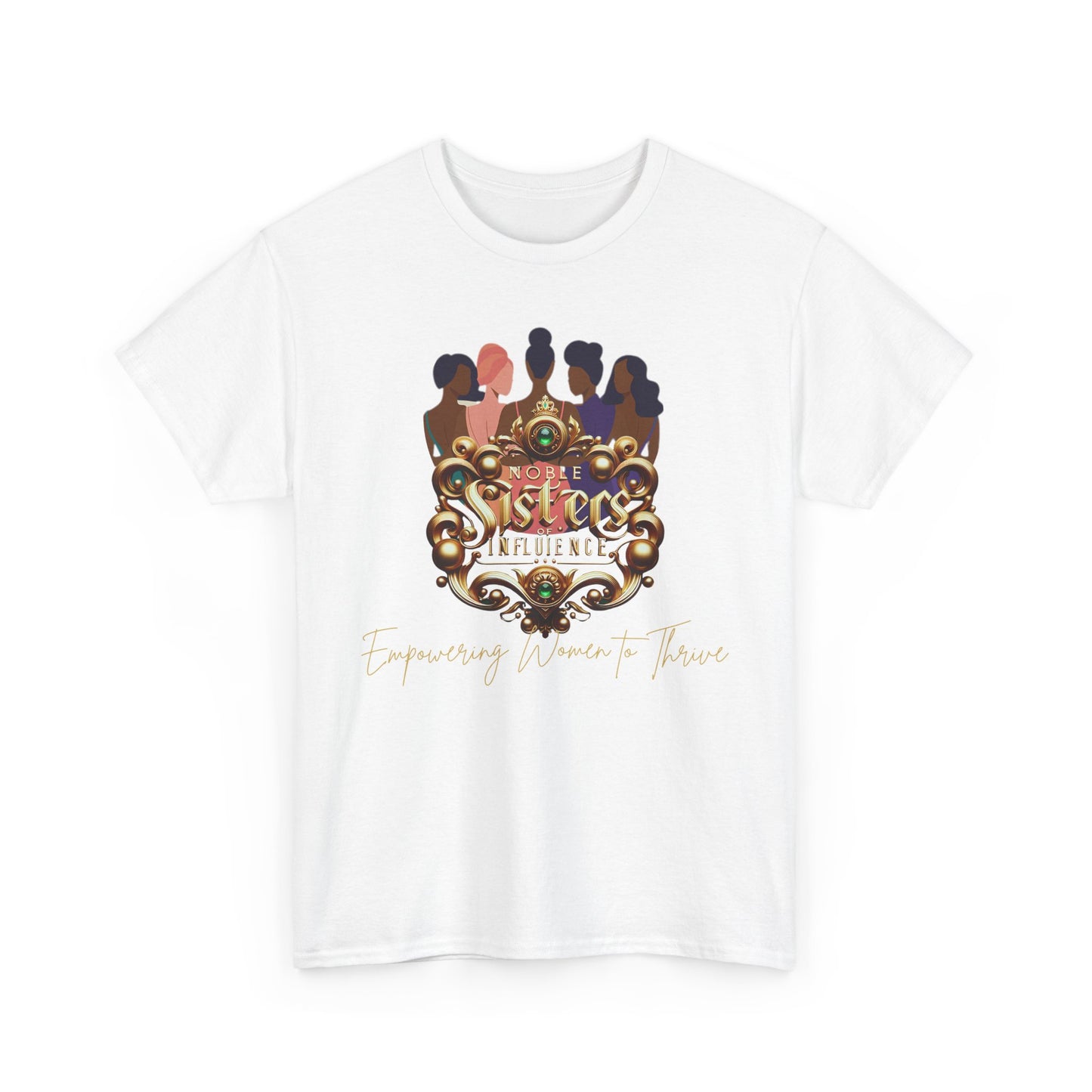 Sisterhood Unisex Heavy Cotton Tee, Feminist T-Shirt, Empowering Apparel, Gifts for Friends, Celebrating Women