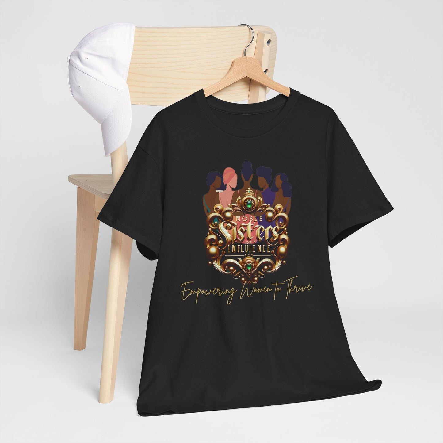Sisterhood Unisex Heavy Cotton Tee, Feminist T-Shirt, Empowering Apparel, Gifts for Friends, Celebrating Women