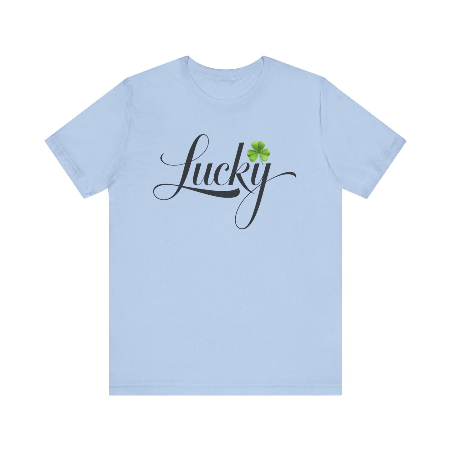 Lucky Clover Tee, St. Patrick's Day Shirt, Unisex T-Shirt, Shamrock Leaf Top, Irish Luck Apparel
