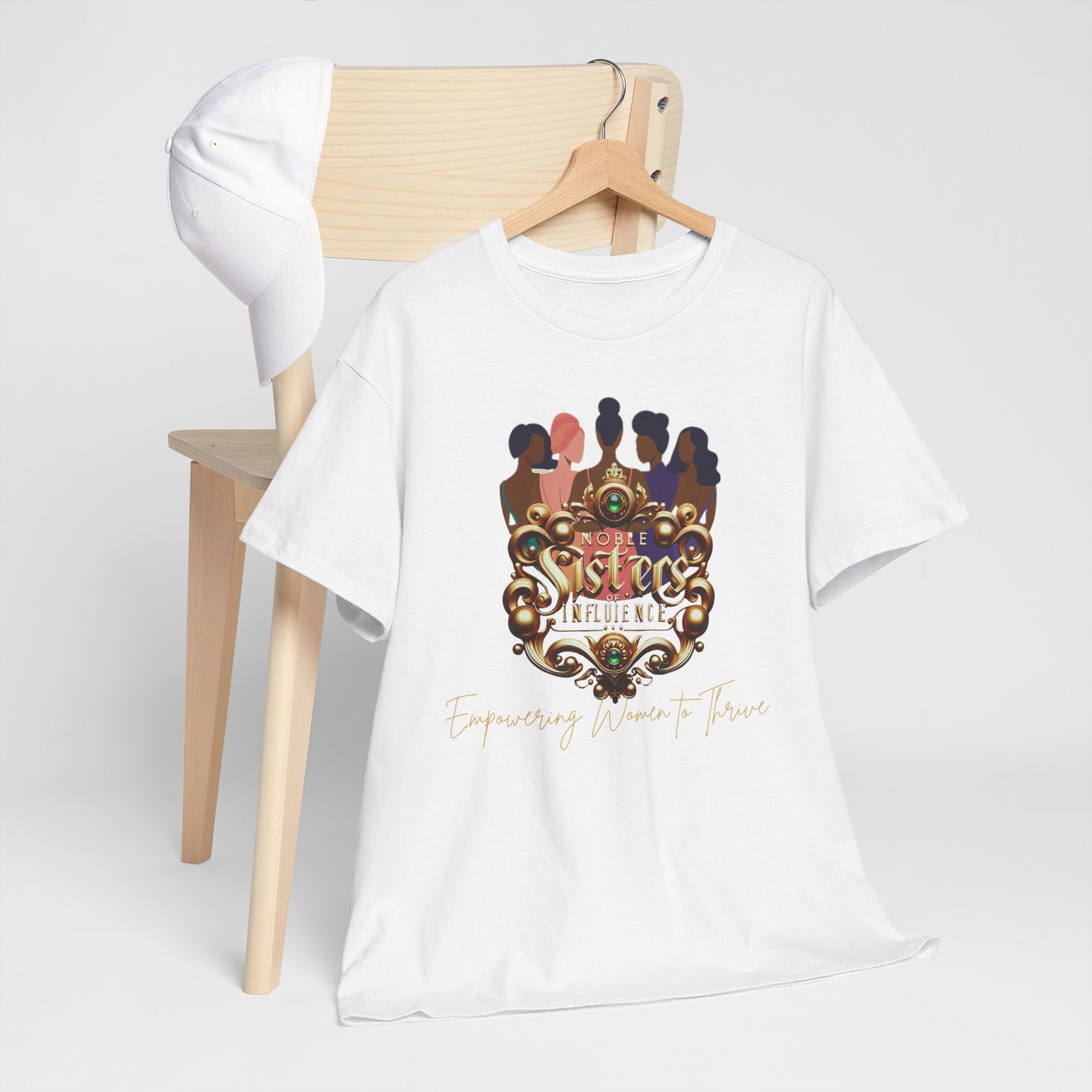 Sisterhood Unisex Heavy Cotton Tee, Feminist T-Shirt, Empowering Apparel, Gifts for Friends, Celebrating Women