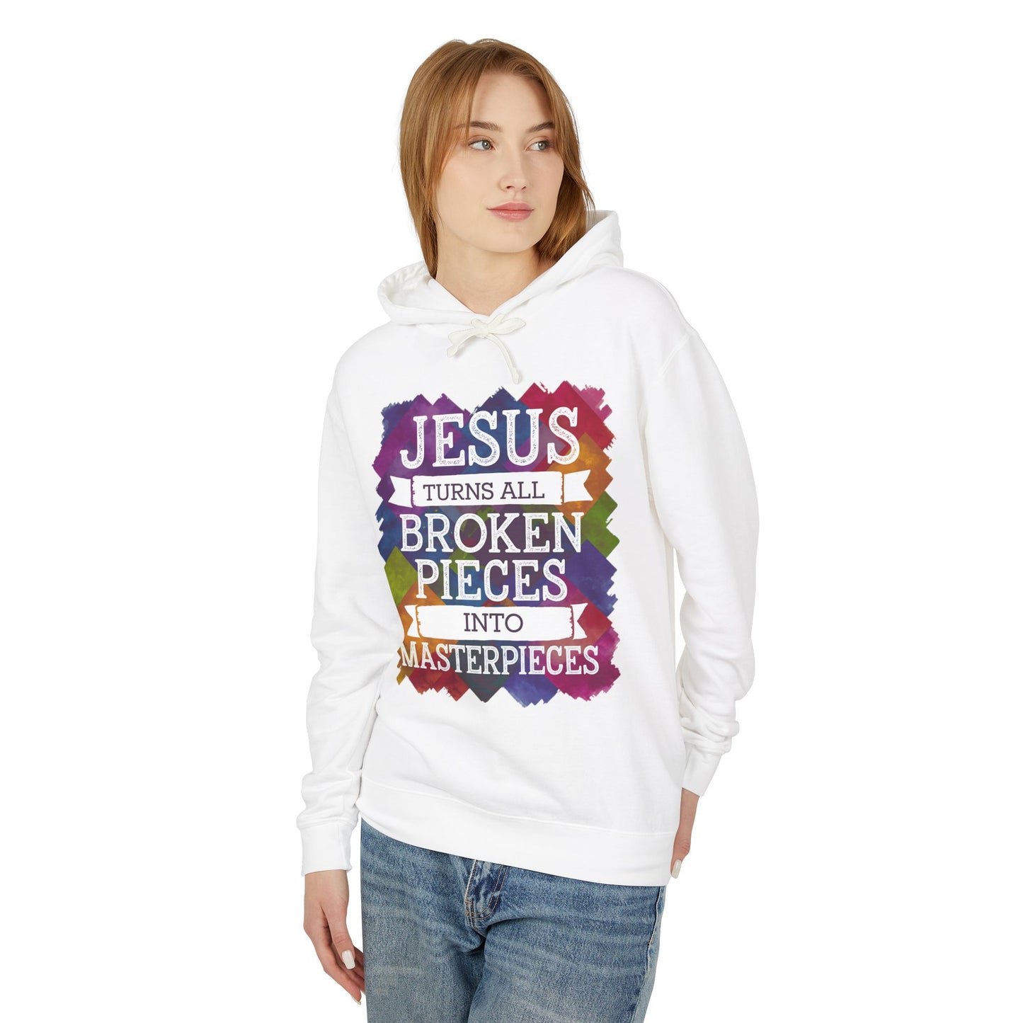 Christian Hoodie, Religious Sweatshirt, Inspirational Christian Clothing, Jesus Masterpiece Hoodie, Faith-Based Apparel