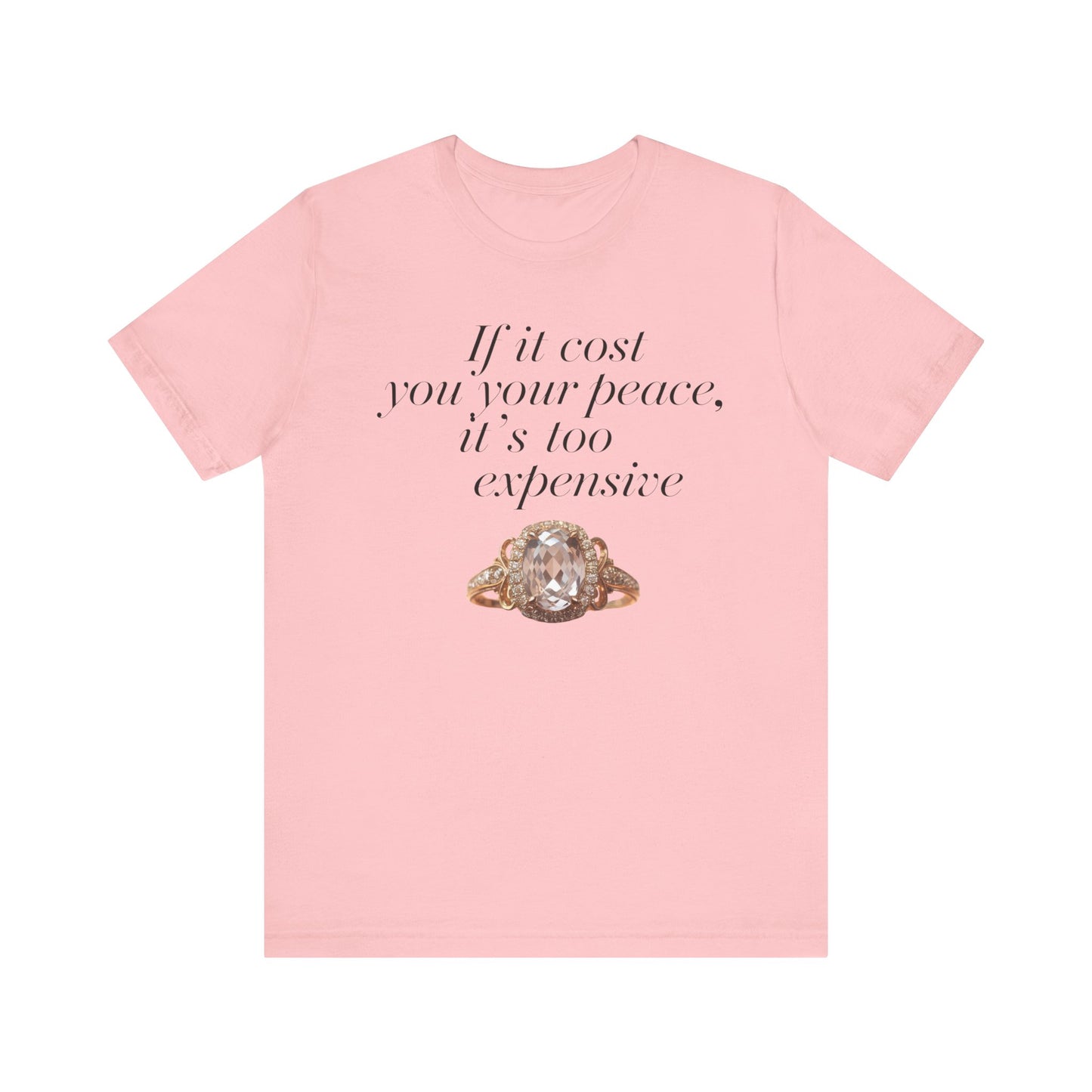 Peaceful Reminder Unisex Tee, Inspirational Shirt for Women, Graphic Tee, Empowering Tshirt, Positive Quote Top