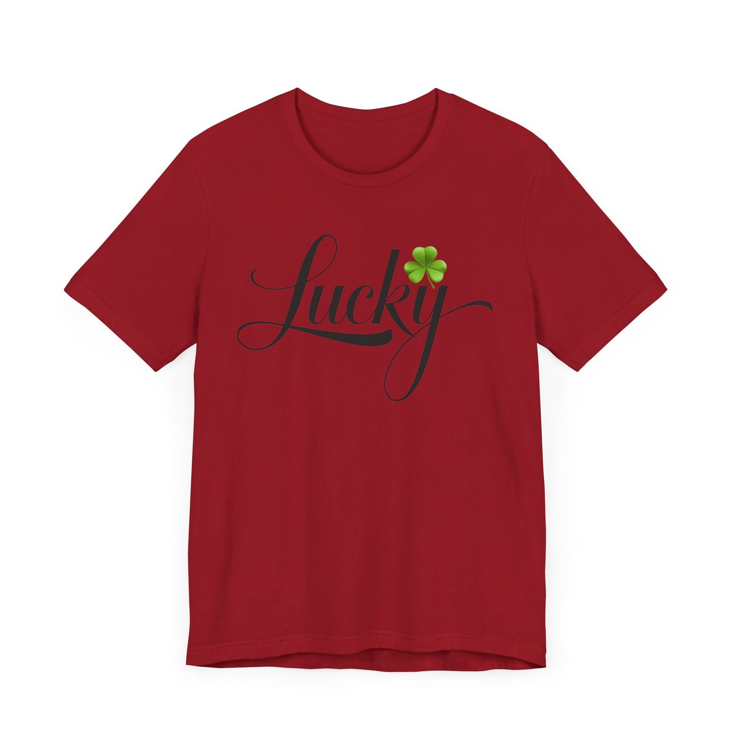 Lucky Clover Tee, St. Patrick's Day Shirt, Unisex T-Shirt, Shamrock Leaf Top, Irish Luck Apparel