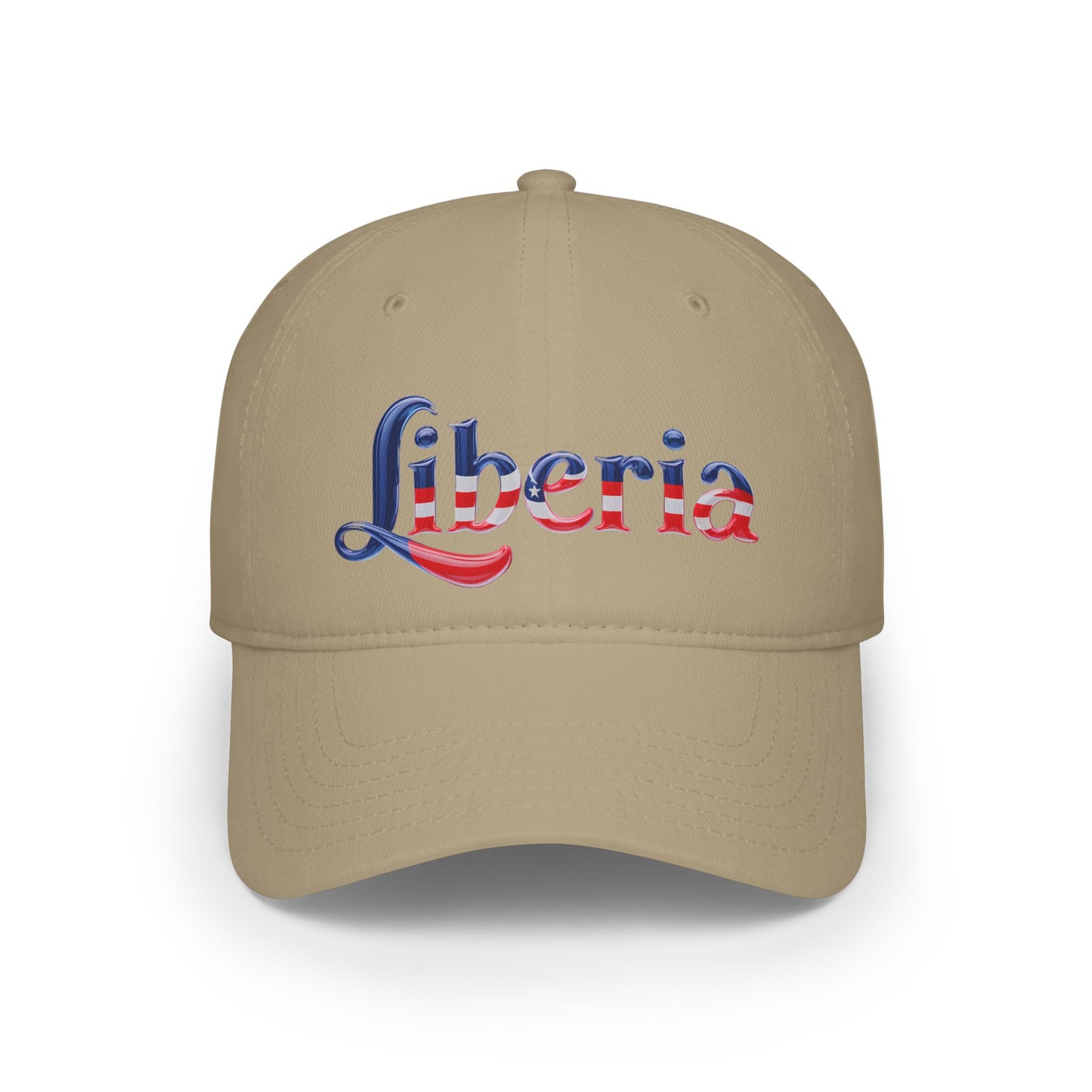 Liberia Low Profile Baseball Cap | Casual Wear, Summer Accessory, Sports Hat, Gift for Him, Travel Cap