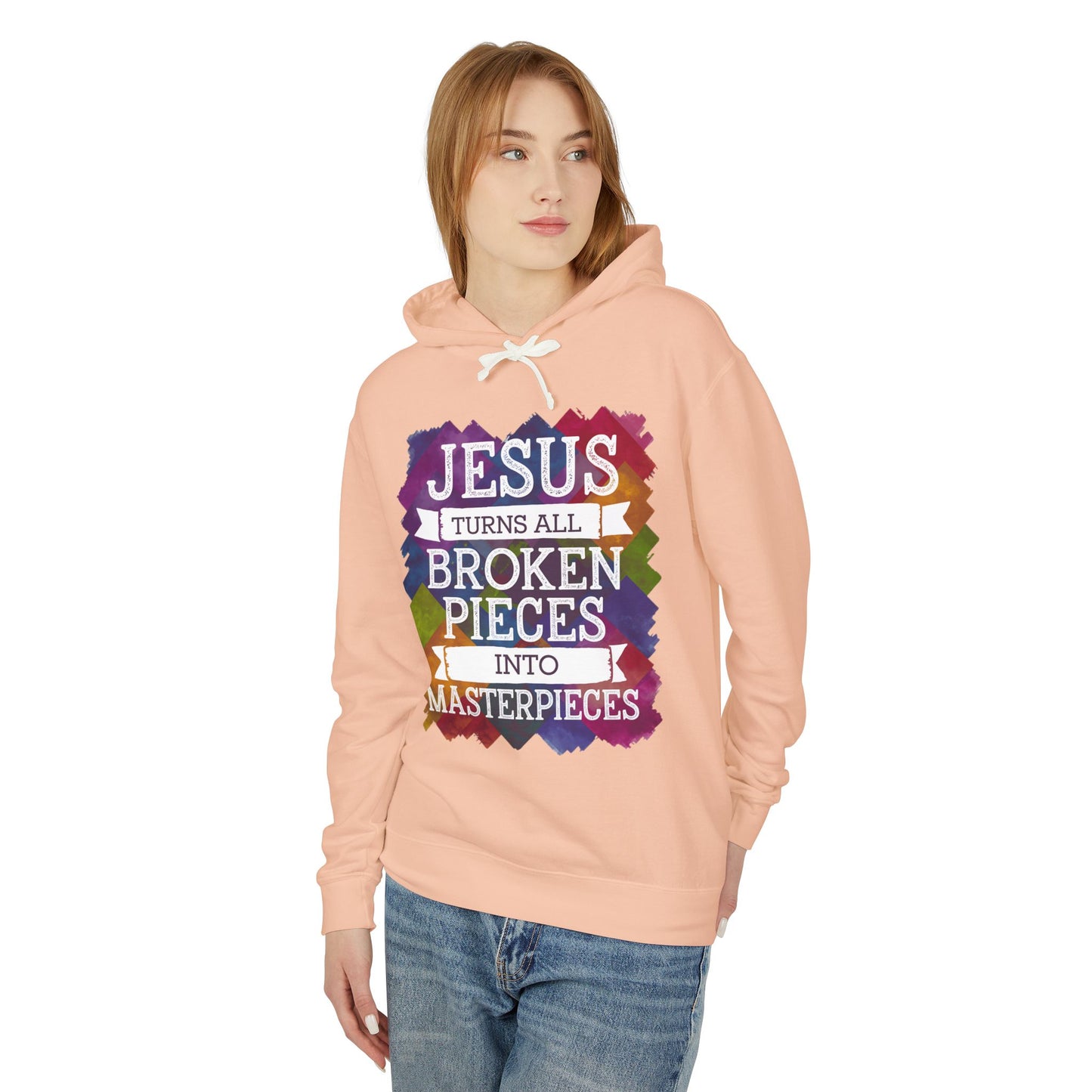 Christian Hoodie, Religious Sweatshirt, Inspirational Christian Clothing, Jesus Masterpiece Hoodie, Faith-Based Apparel