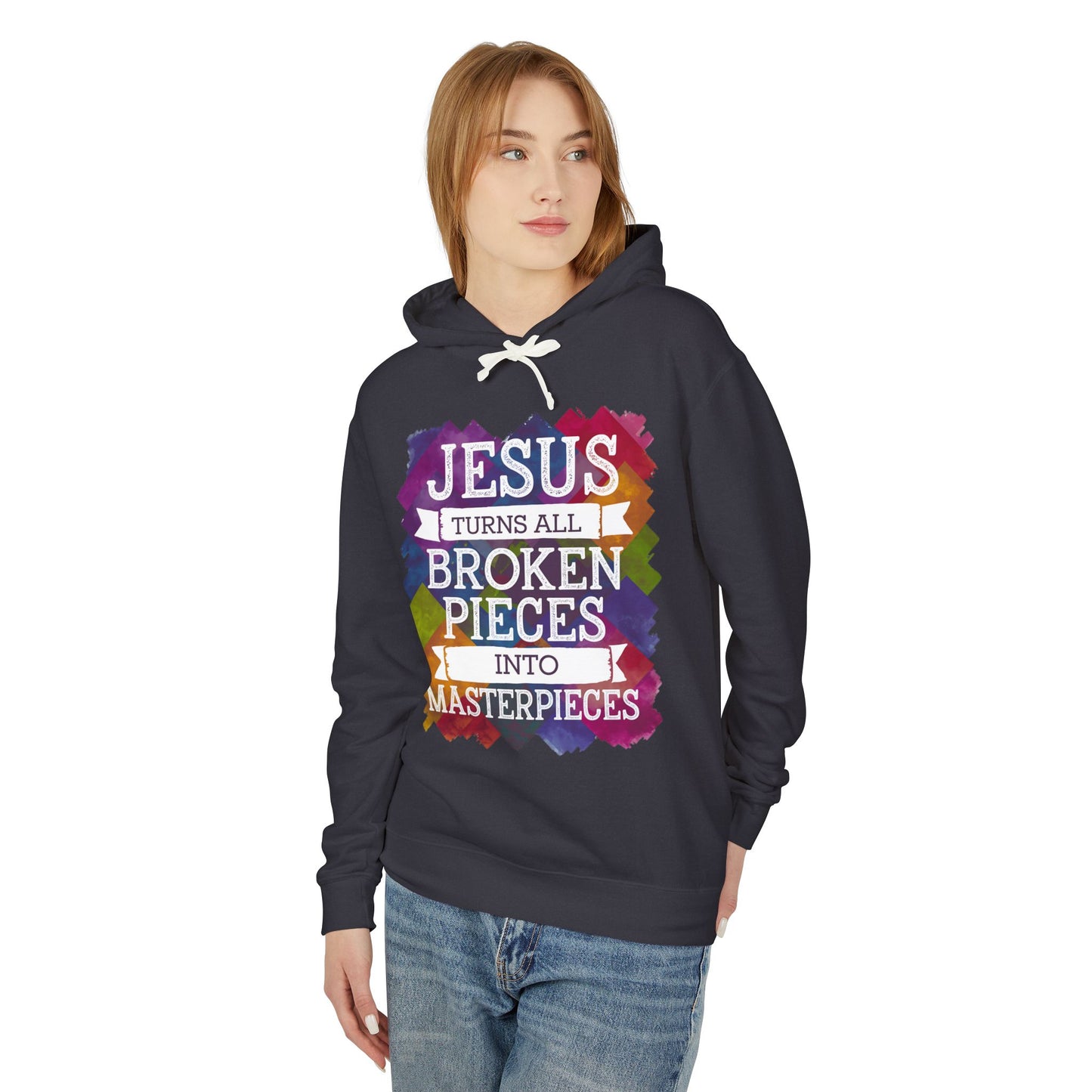 Christian Hoodie, Religious Sweatshirt, Inspirational Christian Clothing, Jesus Masterpiece Hoodie, Faith-Based Apparel