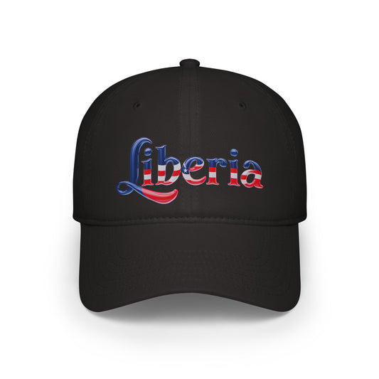 Liberia Low Profile Baseball Cap | Casual Wear, Summer Accessory, Sports Hat, Gift for Him, Travel Cap