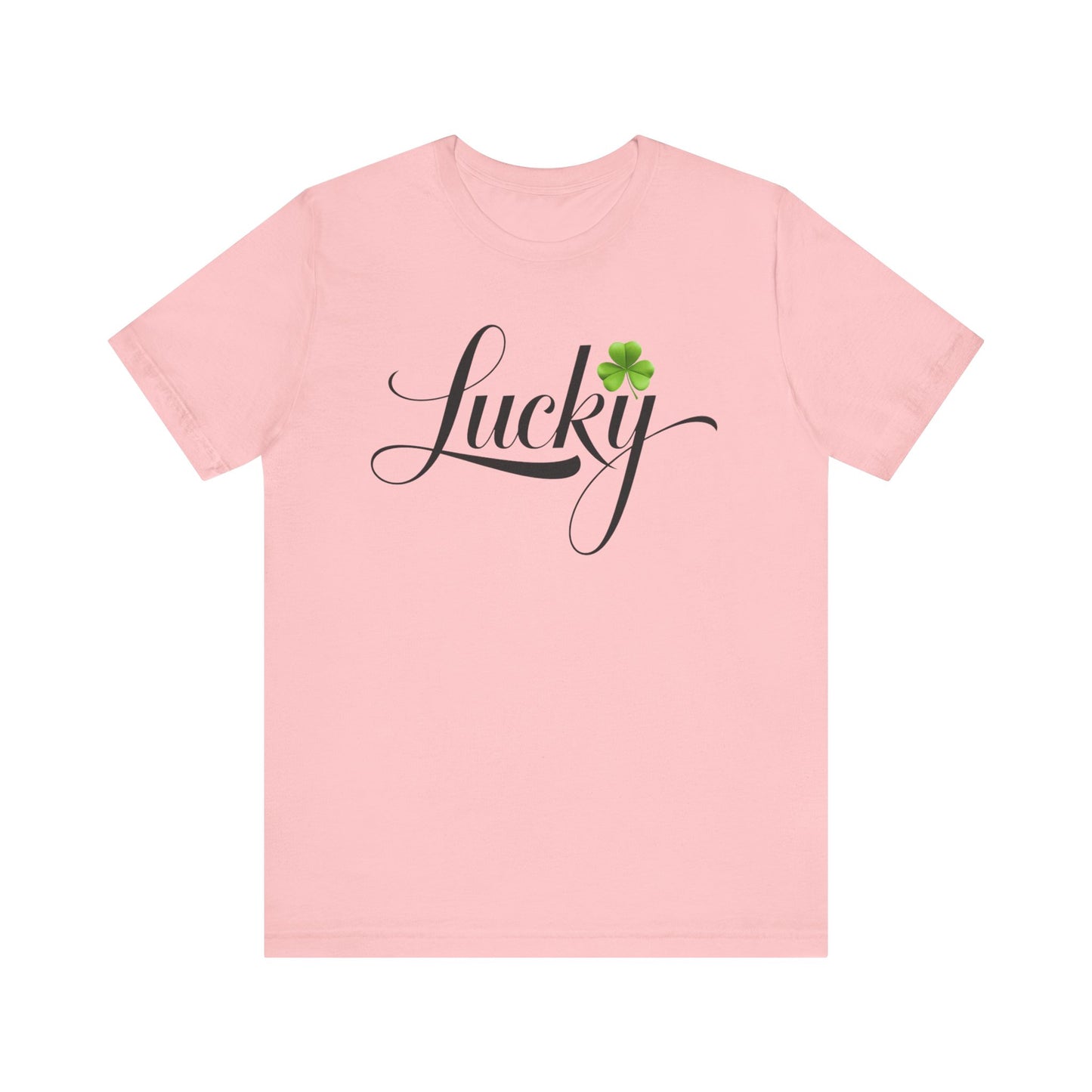 Lucky Clover Tee, St. Patrick's Day Shirt, Unisex T-Shirt, Shamrock Leaf Top, Irish Luck Apparel