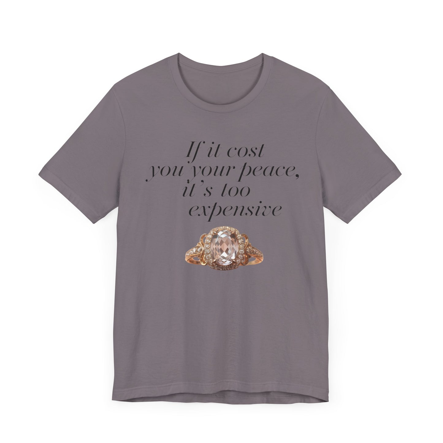 Peaceful Reminder Unisex Tee, Inspirational Shirt for Women, Graphic Tee, Empowering Tshirt, Positive Quote Top