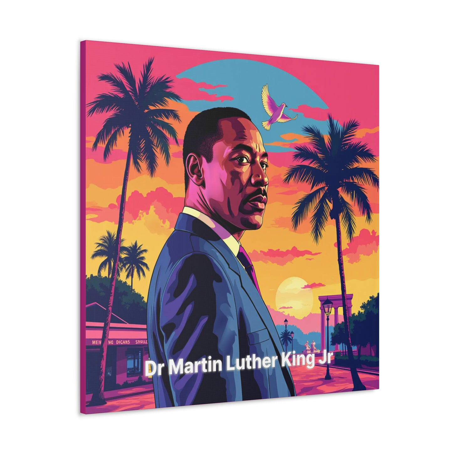 Canvas Art - Dr Martin Luther King Jr Gallery Wrap