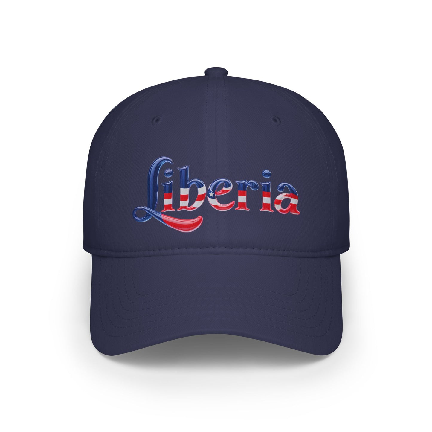 Liberia Low Profile Baseball Cap | Casual Wear, Summer Accessory, Sports Hat, Gift for Him, Travel Cap
