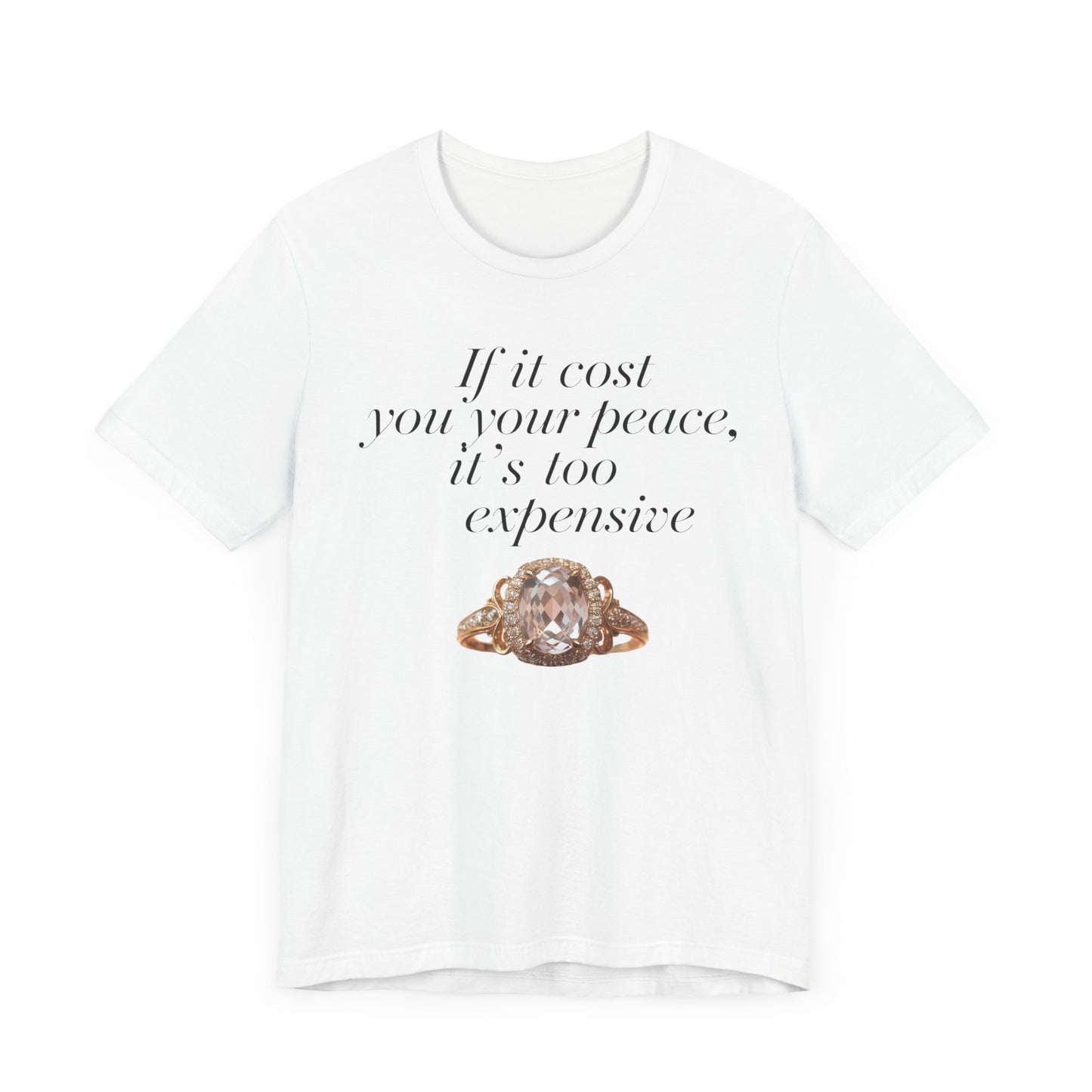 Peaceful Reminder Unisex Tee, Inspirational Shirt for Women, Graphic Tee, Empowering Tshirt, Positive Quote Top