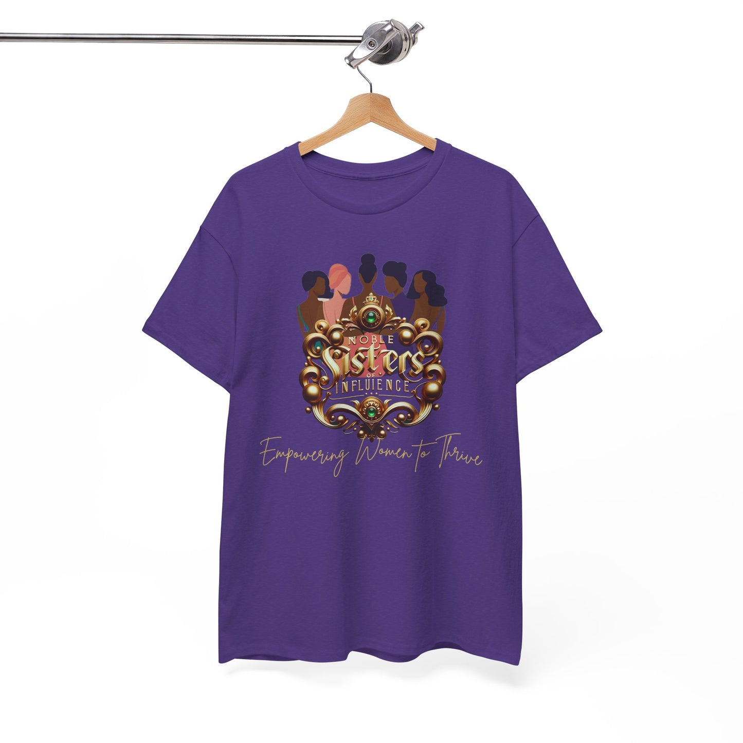 Sisterhood Unisex Heavy Cotton Tee, Feminist T-Shirt, Empowering Apparel, Gifts for Friends, Celebrating Women