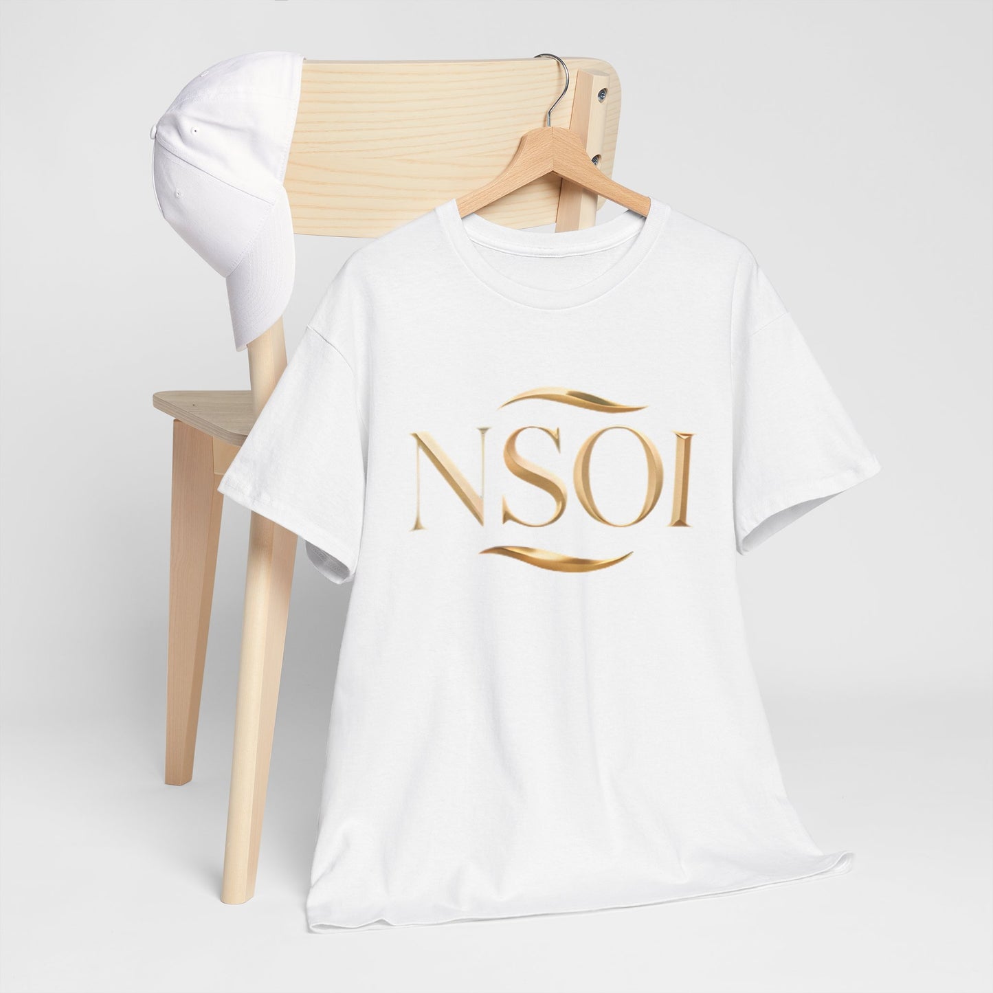 Stylish NSOI Unisex Heavy Cotton Tee for Casual Wear, Comfortable Everyday T-Shirt, Trendy Gift for Friends, Graphic Tee, Fashion Statement