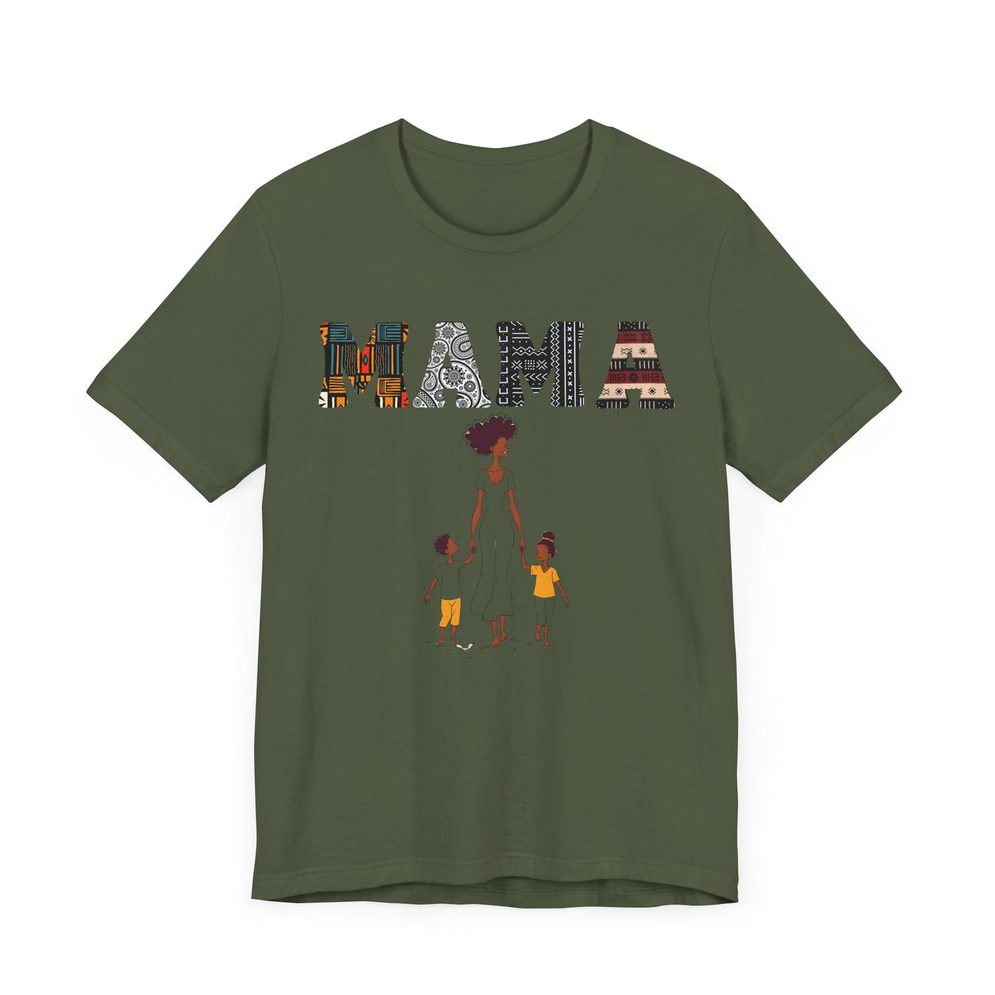 Afrocentric Mama N Me T-Shirt - Motherhood, Culture Unisex Tee, African American Mom Shirt, Matching Mommy & Me Outfit, Mother's Day Gift,
