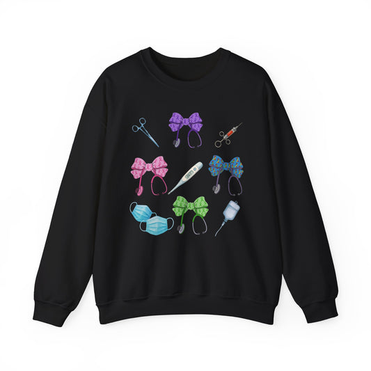 Nurse Crewneck Sweatshirt — Classic Healthcare Appreciation Pullover