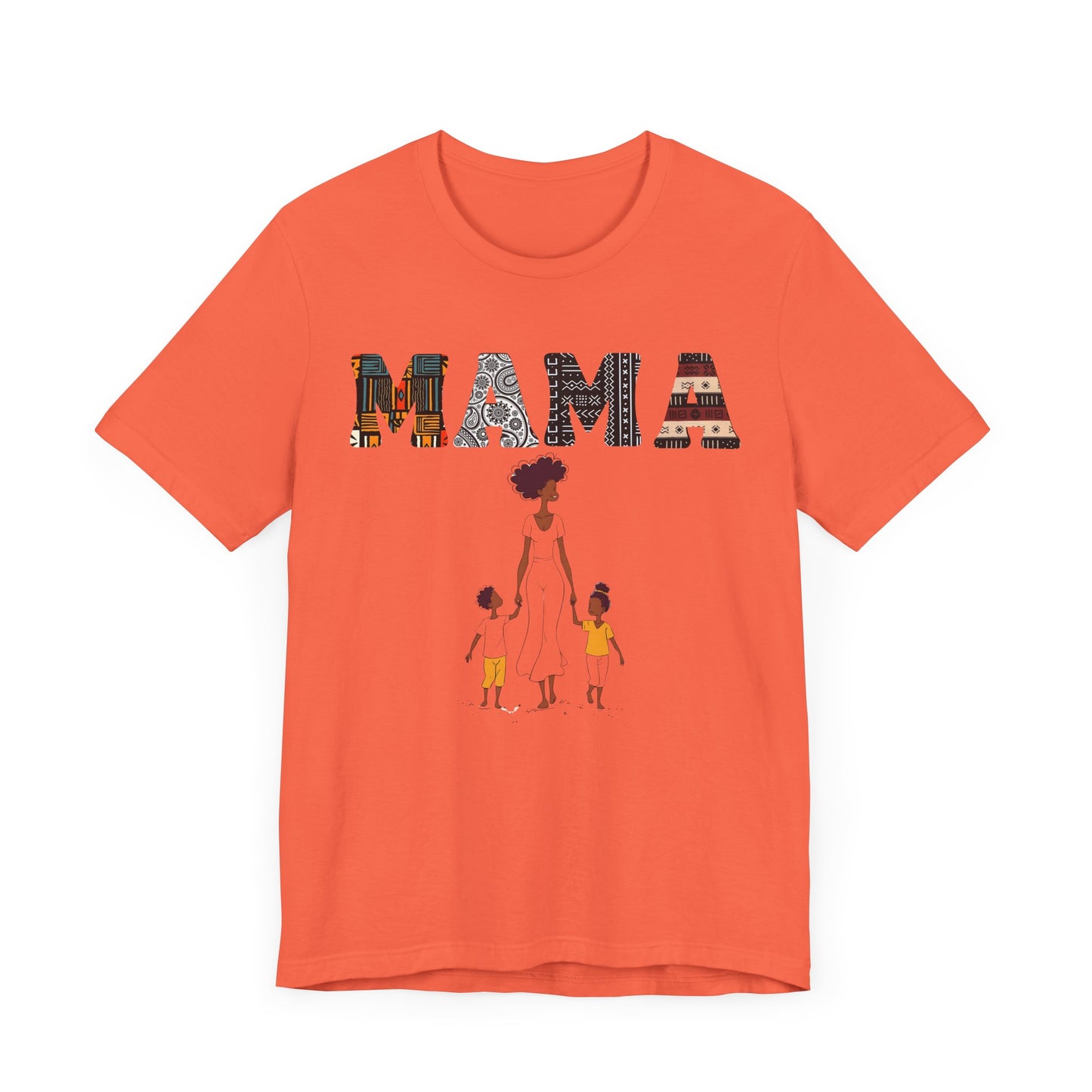 Afrocentric Mama N Me T-Shirt - Motherhood, Culture Unisex Tee, African American Mom Shirt, Matching Mommy & Me Outfit, Mother's Day Gift,