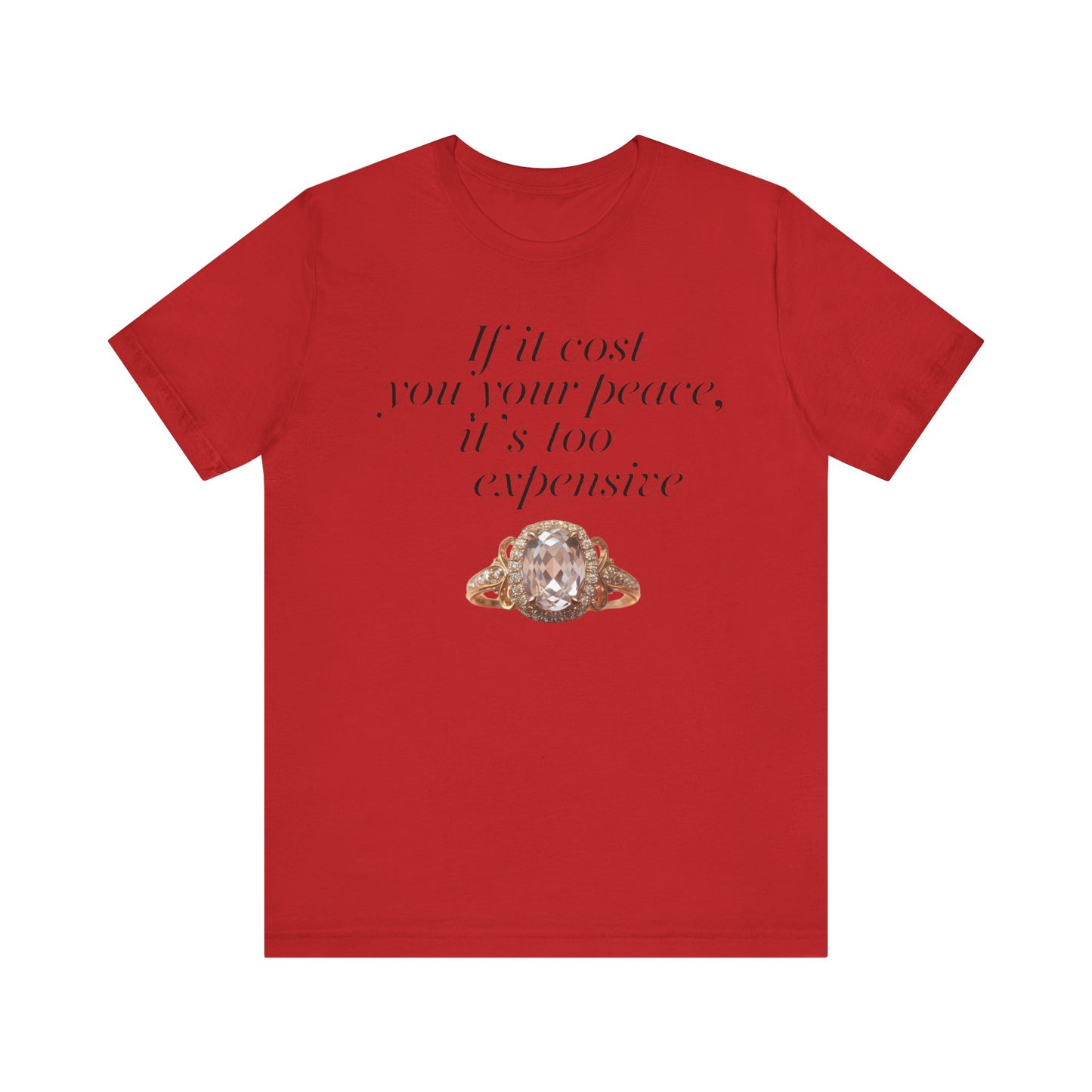Peaceful Reminder Unisex Tee, Inspirational Shirt for Women, Graphic Tee, Empowering Tshirt, Positive Quote Top