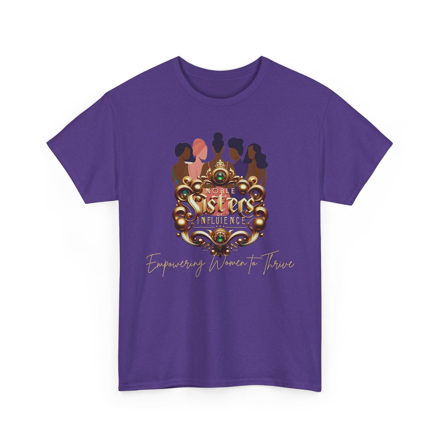 Sisterhood Unisex Heavy Cotton Tee, Feminist T-Shirt, Empowering Apparel, Gifts for Friends, Celebrating Women