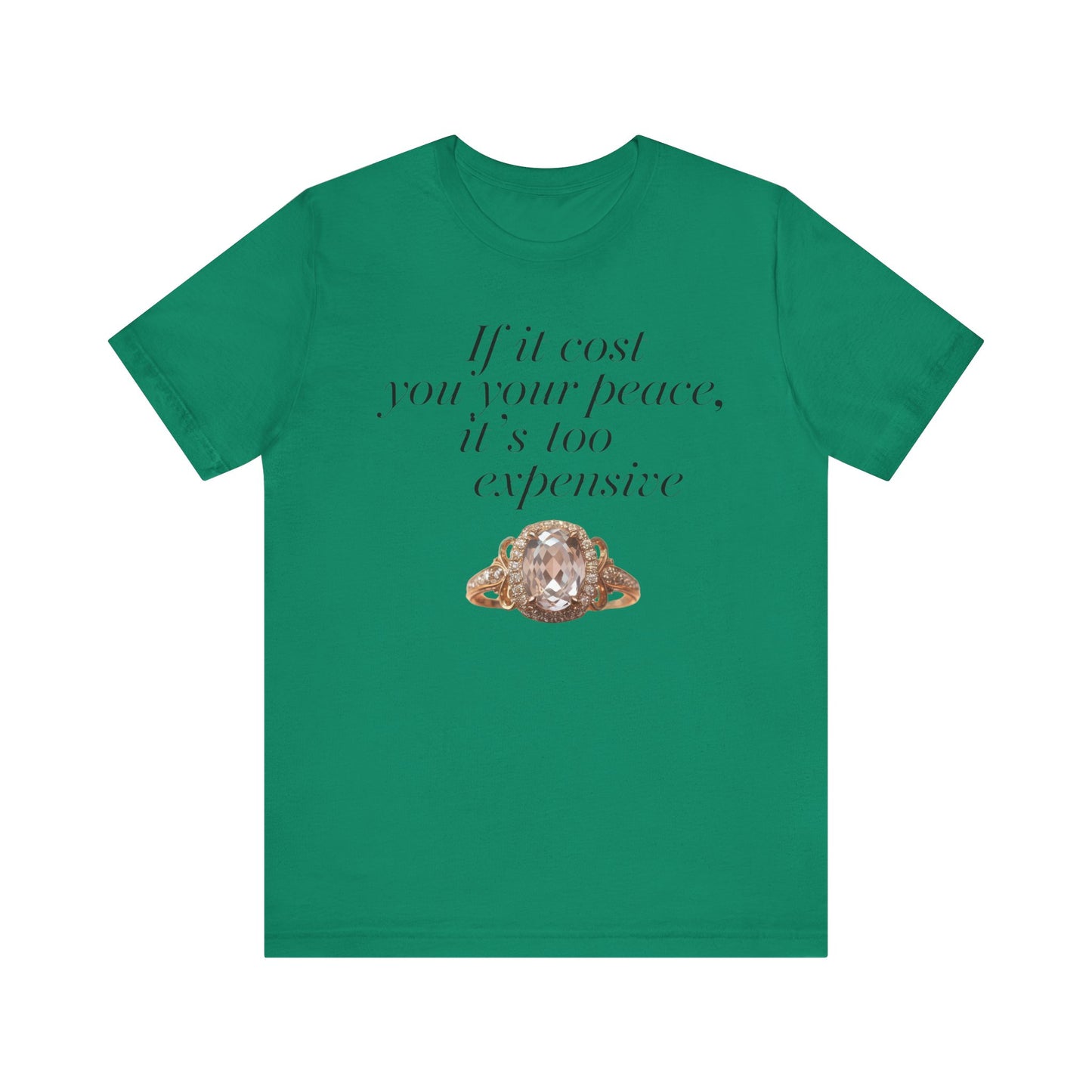 Peaceful Reminder Unisex Tee, Inspirational Shirt for Women, Graphic Tee, Empowering Tshirt, Positive Quote Top