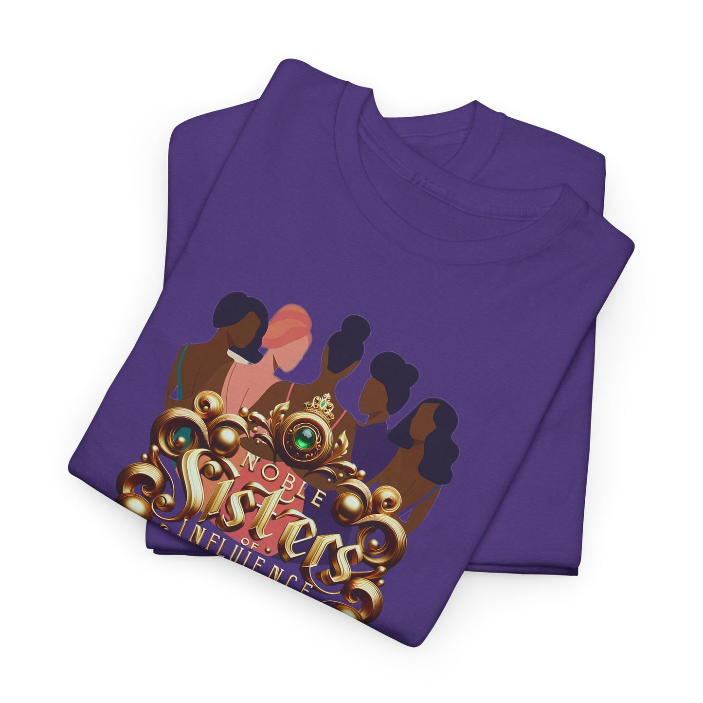 Sisterhood Unisex Heavy Cotton Tee, Feminist T-Shirt, Empowering Apparel, Gifts for Friends, Celebrating Women