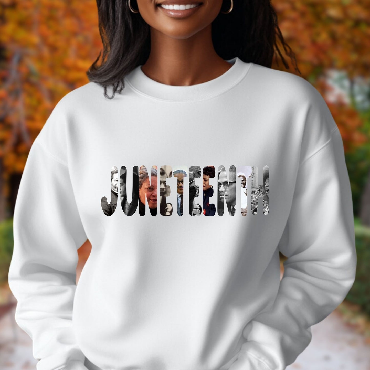 Black History Juneteenth 2025 Unisex Sweatshirt - Cultural Awareness Apparel, Civil Rights Movement Jumper, Black history in Photo.
