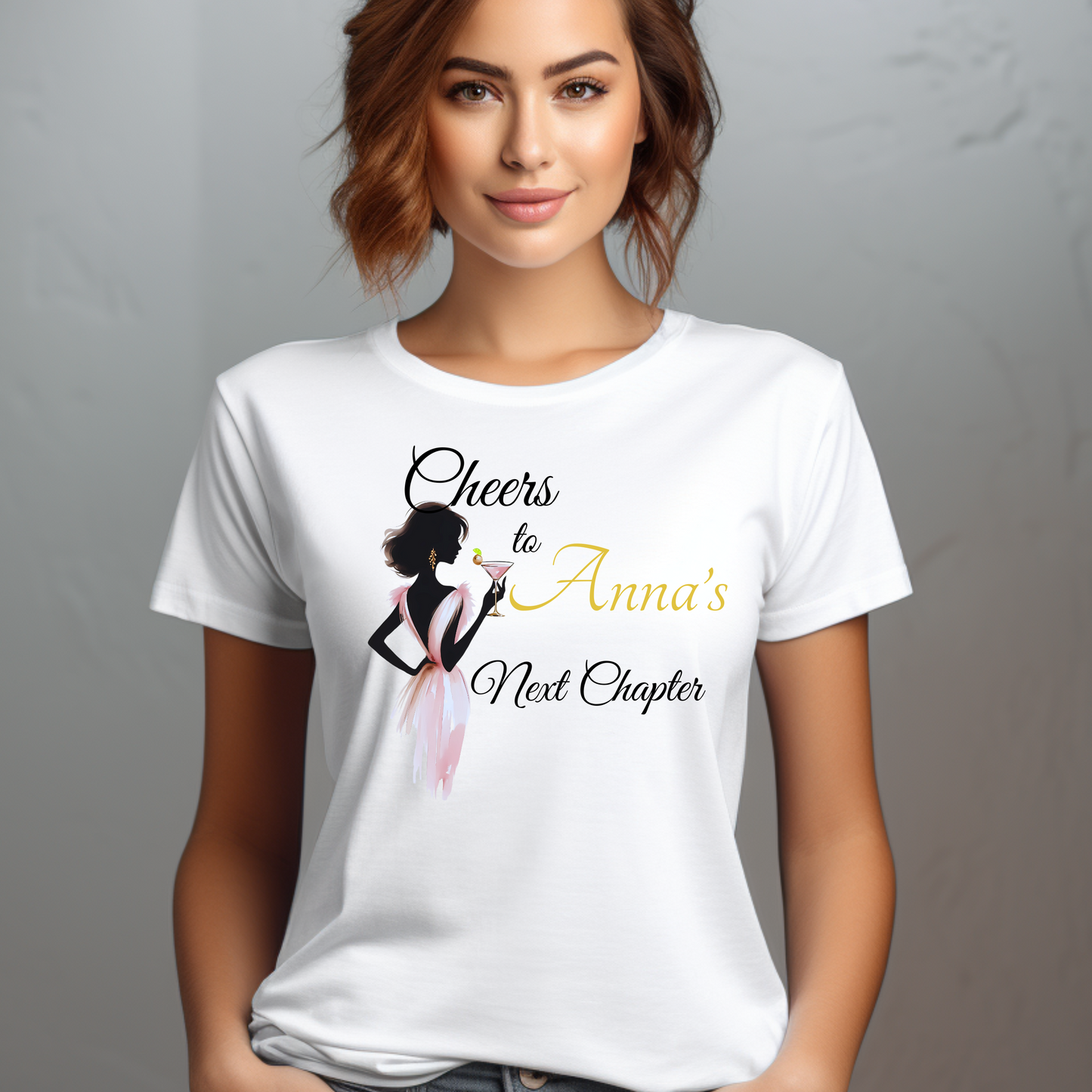 Bachelorette Party Tee - Cheers to Bride's New Chapter
