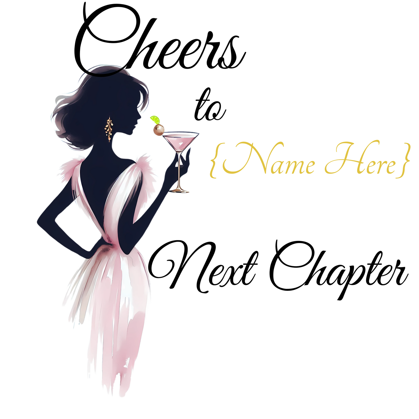 Bachelorette Party Tee - Cheers to Bride's New Chapter