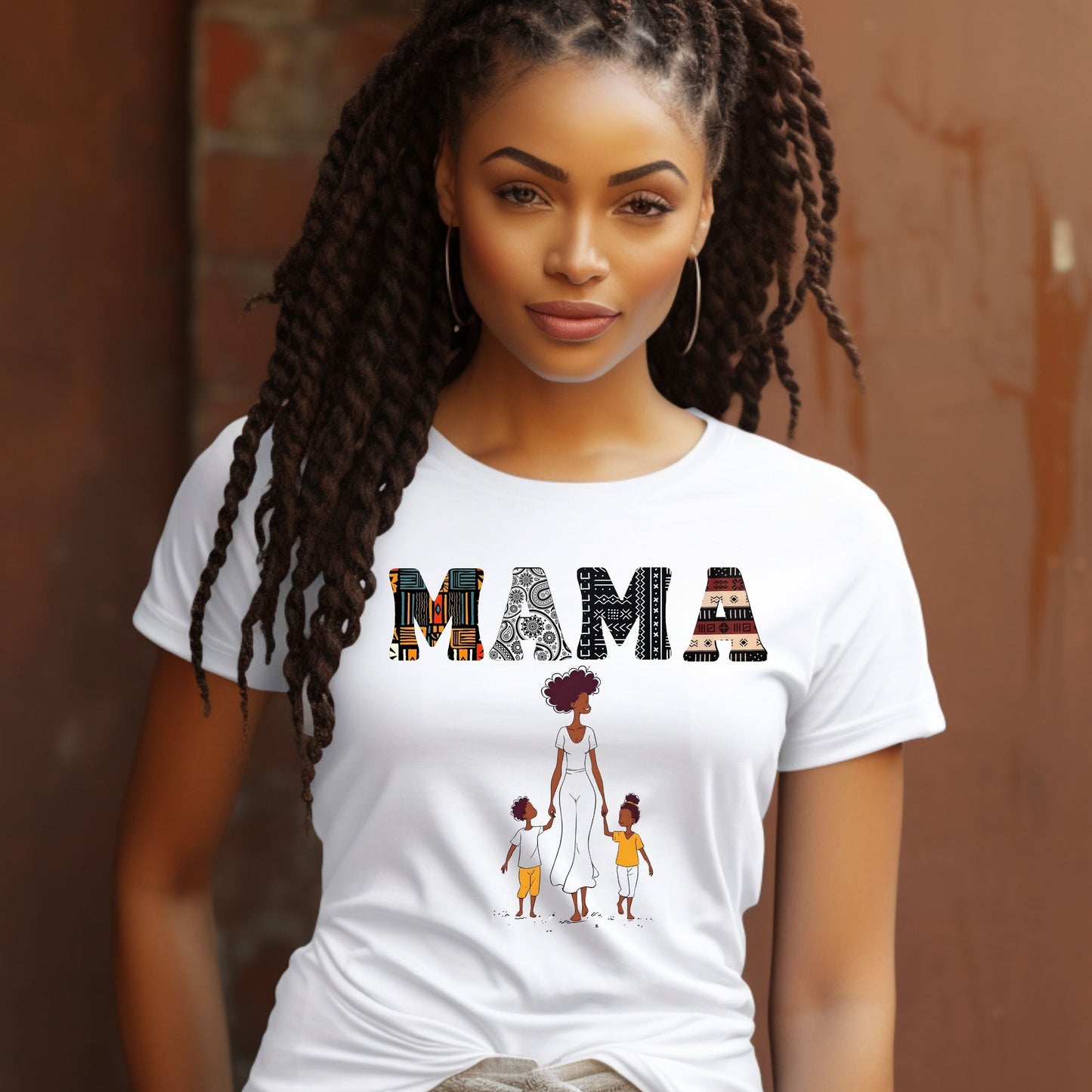 Afrocentric Mama N Me T-Shirt - Motherhood, Culture Unisex Tee, African American Mom Shirt, Matching Mommy & Me Outfit, Mother's Day Gift,
