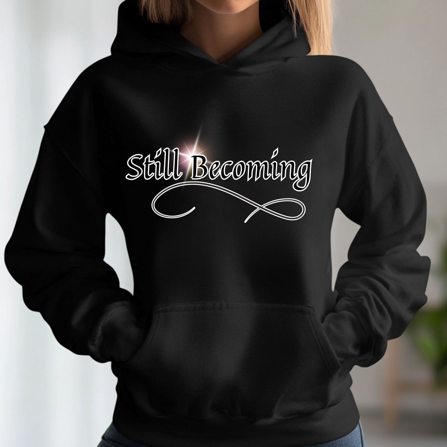 Mental Health Still Becoming Hoodie, I Am Enough Sweatshirt, Positive Vibes Jumper, Self Care Pullover, Unisex Hooded Sweater, Mental
