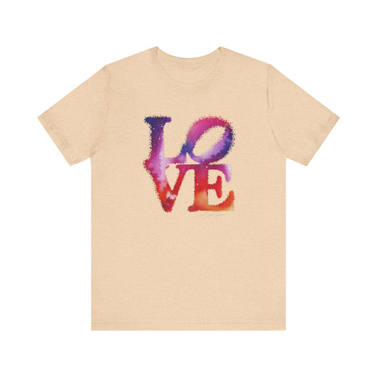 LOVE Unisex Jersey Short Sleeve Tee