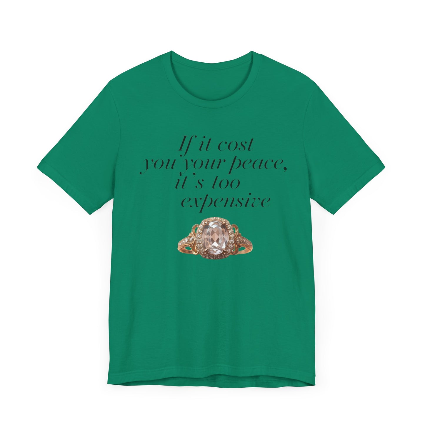 Peaceful Reminder Unisex Tee, Inspirational Shirt for Women, Graphic Tee, Empowering Tshirt, Positive Quote Top