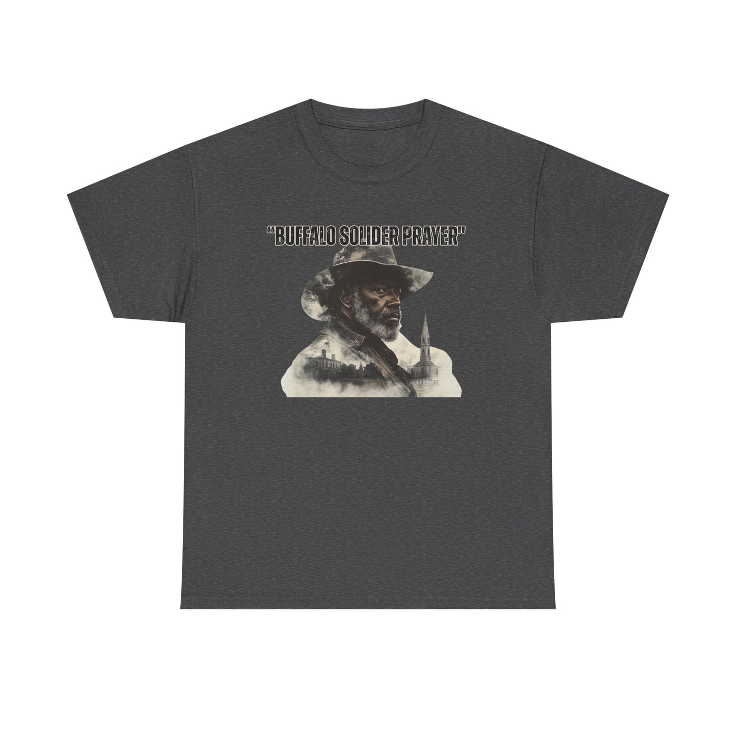 Buffalo Soldier Prayer Unisex Tee, Vintage Graphic Heritage Apparel for Veterans, Gift Shirt