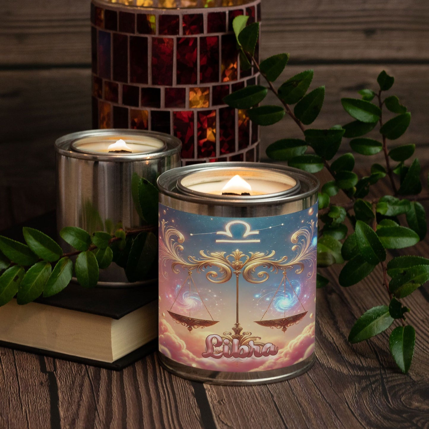 Zodiac -Libra - Candle Paint Can (Hand Poured 16 oz.)