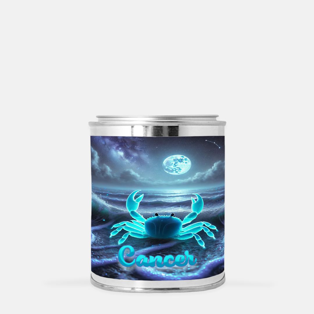 Zodiac - Cancer - Candle Paint Can (Hand Poured 16 oz.)