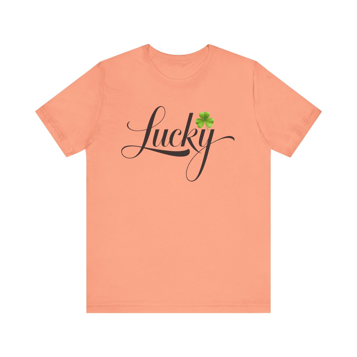 Lucky Clover Tee, St. Patrick's Day Shirt, Unisex T-Shirt, Shamrock Leaf Top, Irish Luck Apparel