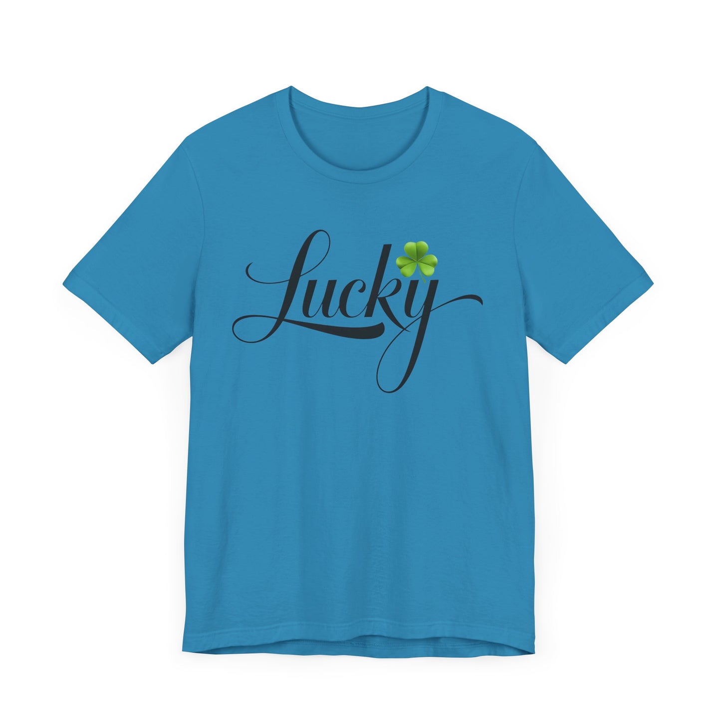 Lucky Clover Tee, St. Patrick's Day Shirt, Unisex T-Shirt, Shamrock Leaf Top, Irish Luck Apparel