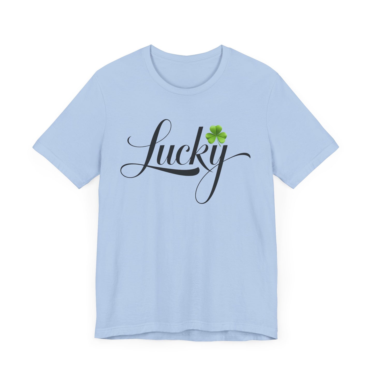 Lucky Clover Tee, St. Patrick's Day Shirt, Unisex T-Shirt, Shamrock Leaf Top, Irish Luck Apparel