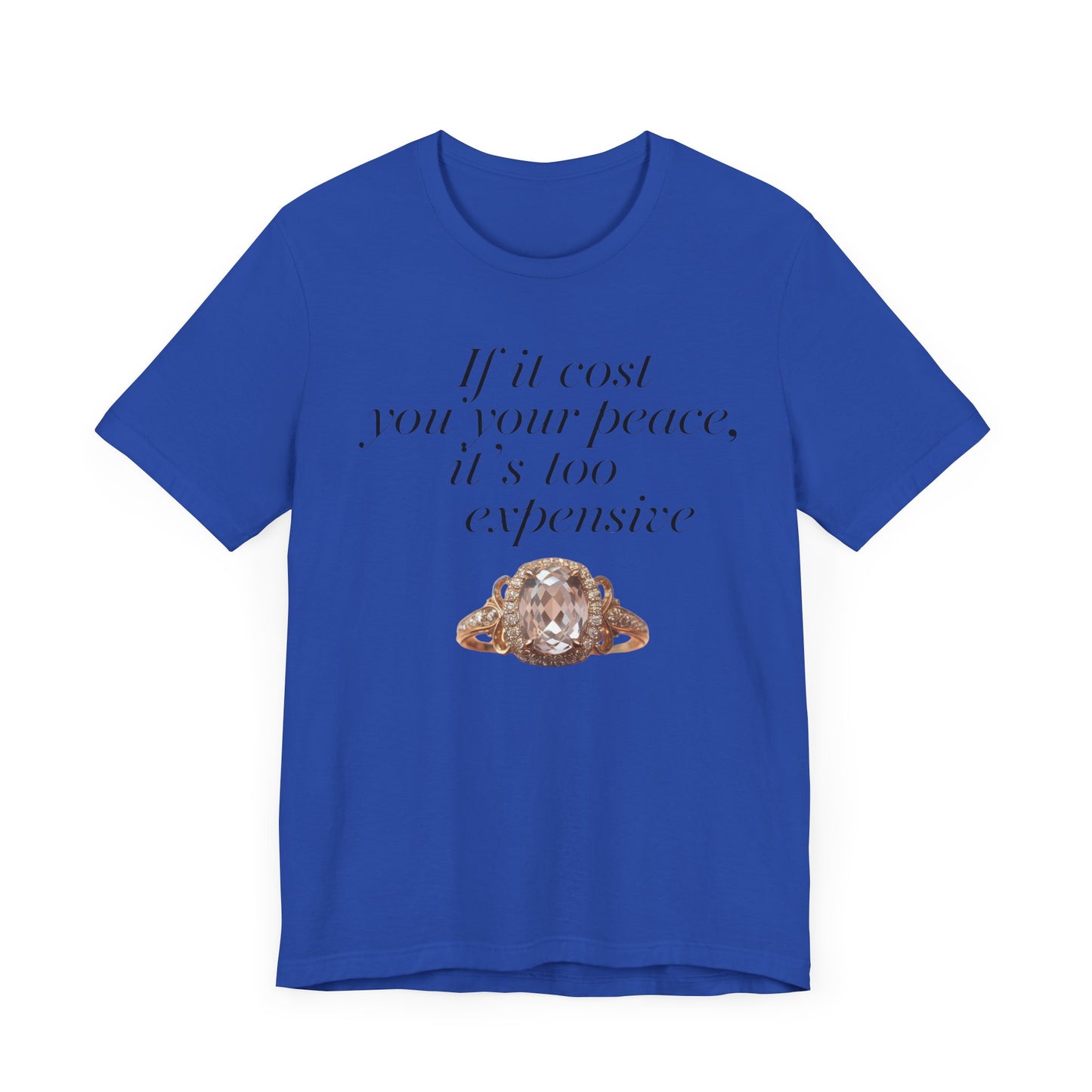 Peaceful Reminder Unisex Tee, Inspirational Shirt for Women, Graphic Tee, Empowering Tshirt, Positive Quote Top