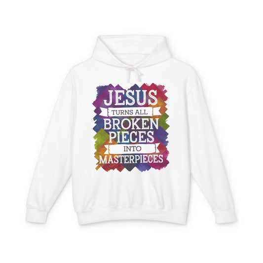 Christian Hoodie, Religious Sweatshirt, Inspirational Christian Clothing, Jesus Masterpiece Hoodie, Faith-Based Apparel