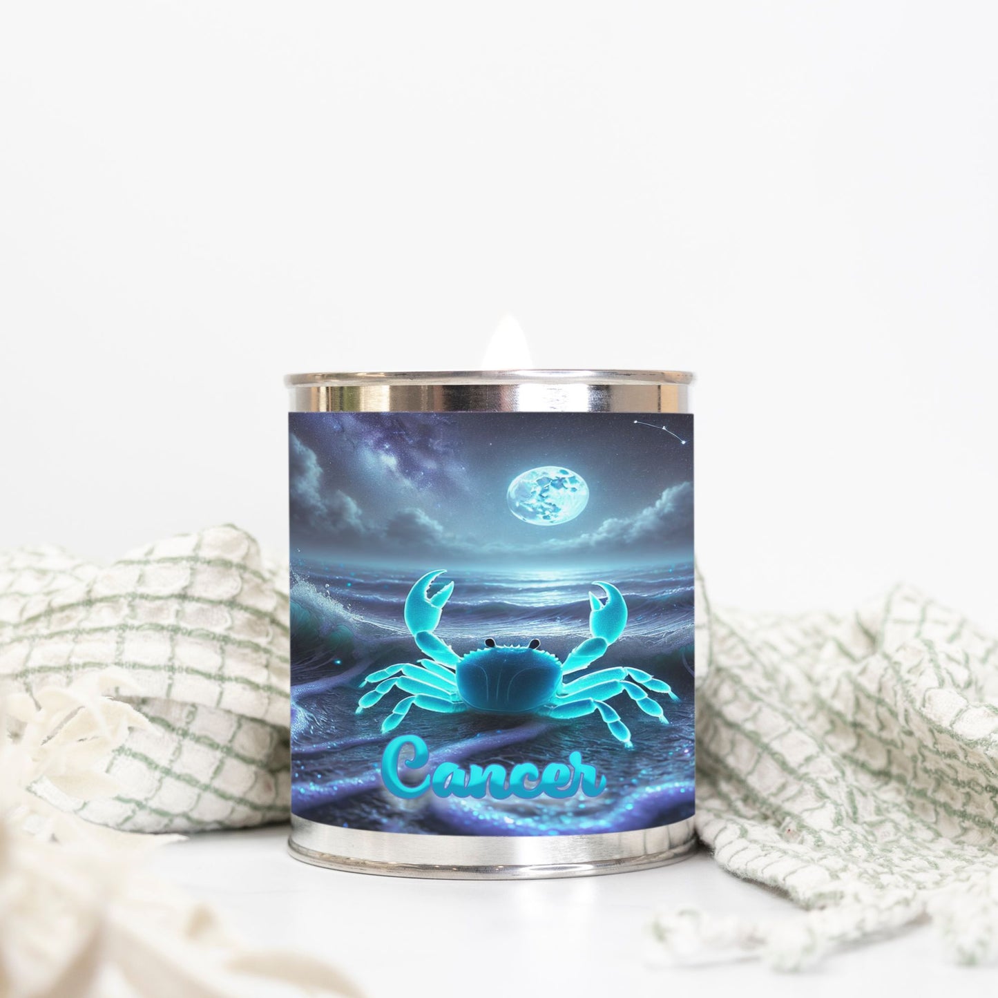 Zodiac - Cancer - Candle Paint Can (Hand Poured 16 oz.)