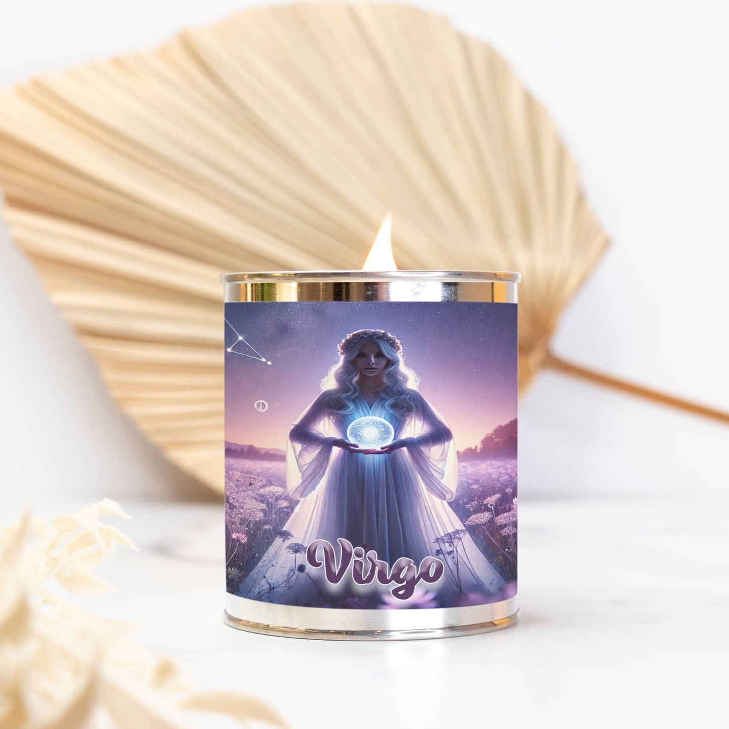 Zodiac - Virgo - Candle Paint Can (Hand Poured 16 oz.)
